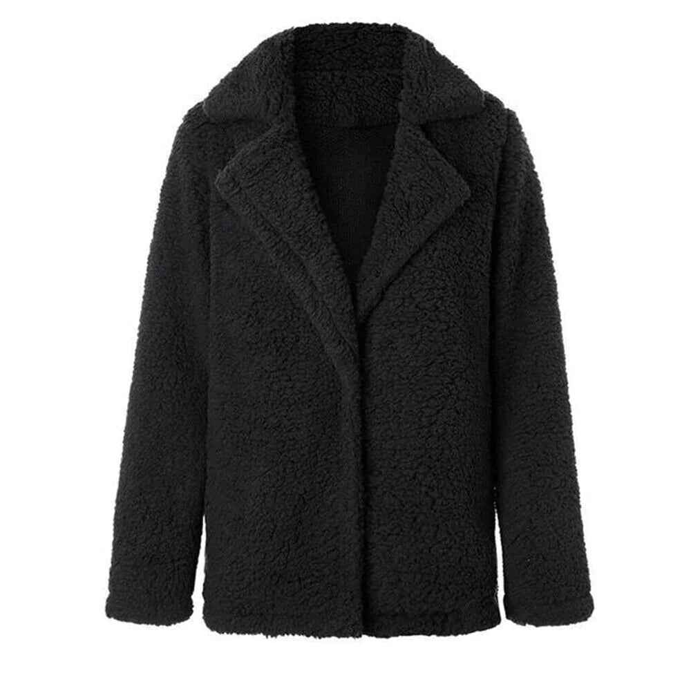 Scholastica | Women's Relaxed Fit Open Front Teddy Jacket