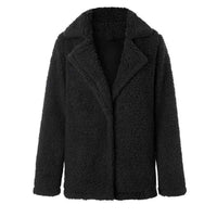 Scholastica | Women's Relaxed Fit Open Front Teddy Jacket