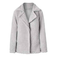 Scholastica | Women's Relaxed Fit Open Front Teddy Jacket