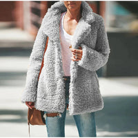 Scholastica relaxed fit teddy jacket detail 7