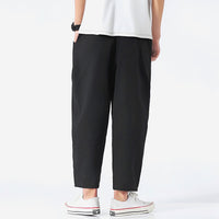 Archibald linen trousers styling detail 6
