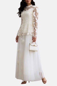 Amabel maxi dress full length silhouette detail