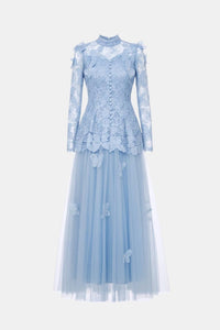 Amabel maxi dress in Blue