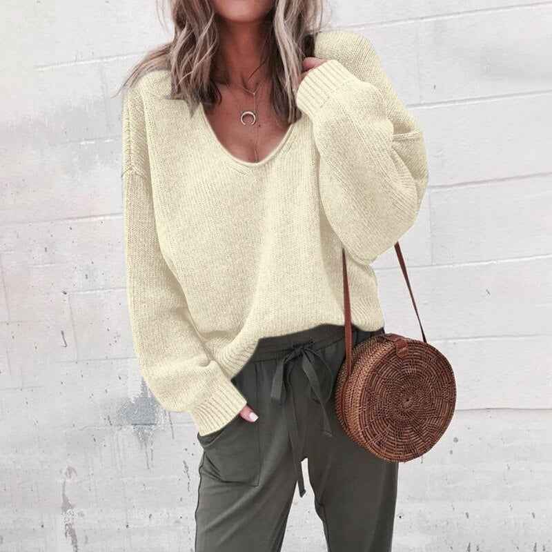 Persephone | Women's Oversized V-Neck Jumper