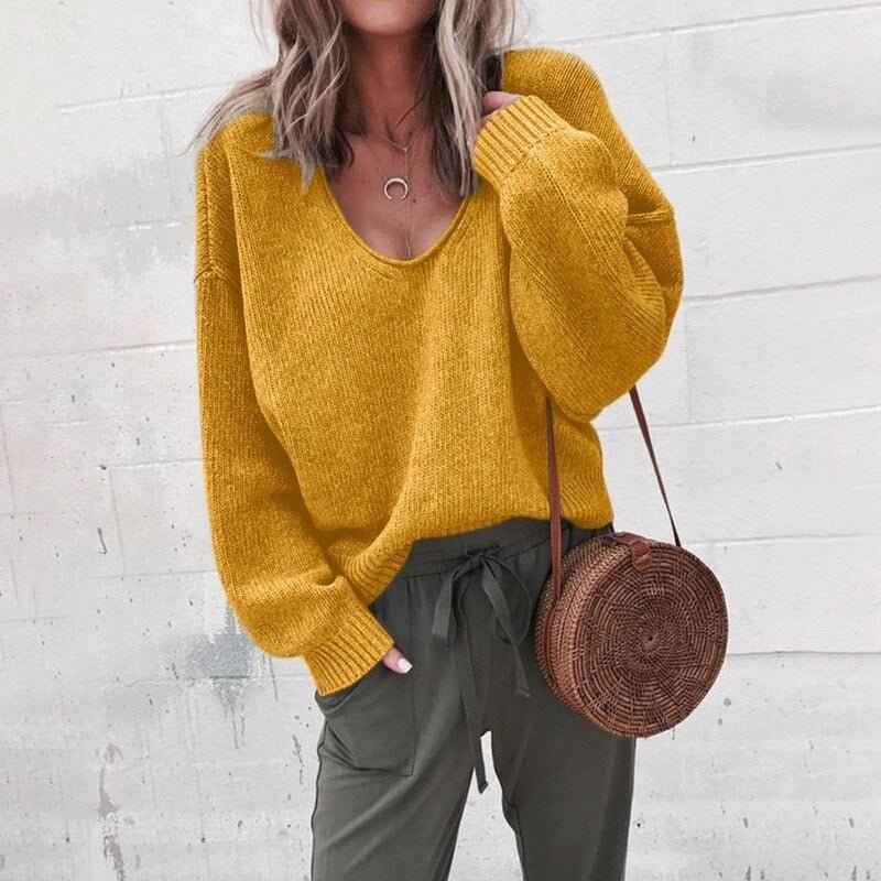 Persephone | Women's Oversized V-Neck Jumper