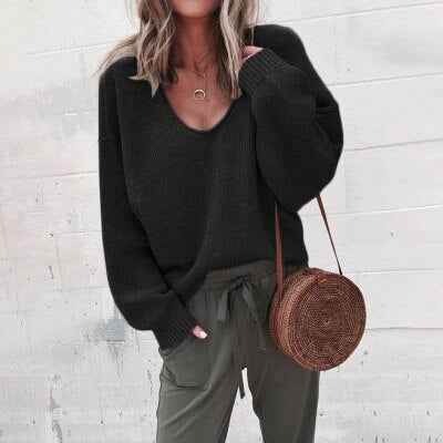Persephone | Women's Oversized V-Neck Jumper